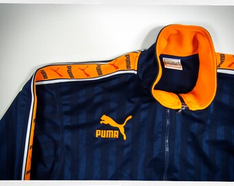 Retro PUMA Track Jacket, 80s Style Track Jacket, PUMA Track Jacket, Retro 90s Style Track Jacket, Men's Track Jacket, Street Style, PUMA Top Retro PUMA Track Jacket, 80s Style Track Jacket, PUMA Track Jacket, Retro 90s Style Track Jacket, Men's Track Jacket, Street Style, PUMA Top