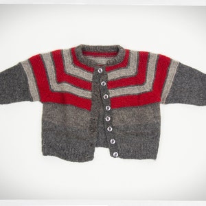 Hand Knit SWEATER, Hand Knit Wool Jumper, Wool Child&#39;s Sweater, Vintage Cardigan, Vintage Fashion, Hand Knit Child&#39;s Jumper, Boho Jumper