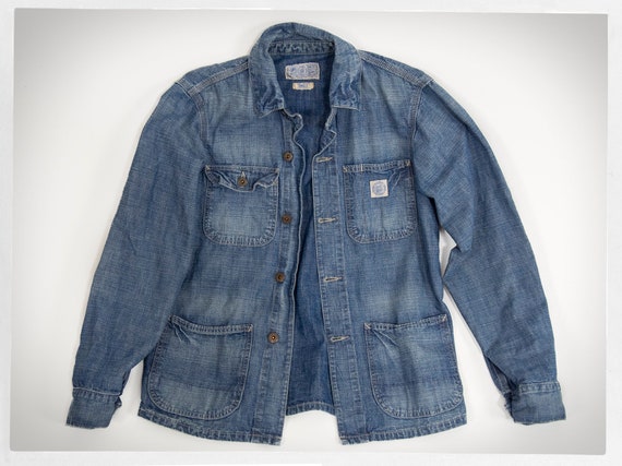 Retro Jean Jacket, Retro Barn Jacket, Vintage Bar… - image 1