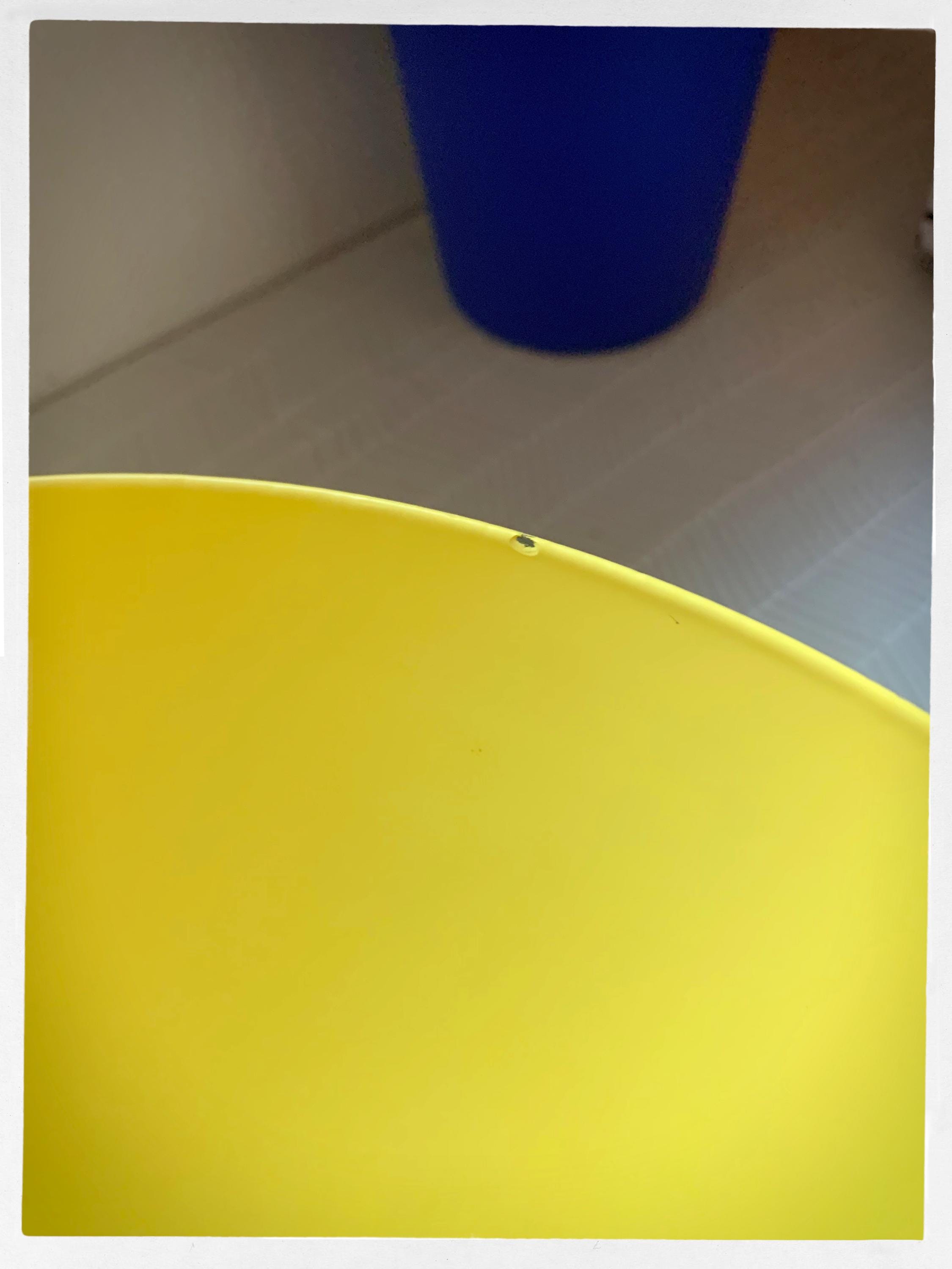 Ola Wihlborg IKEA Fruit Bowl — 90s Yellow Postmodern, Red Feet - Etsy