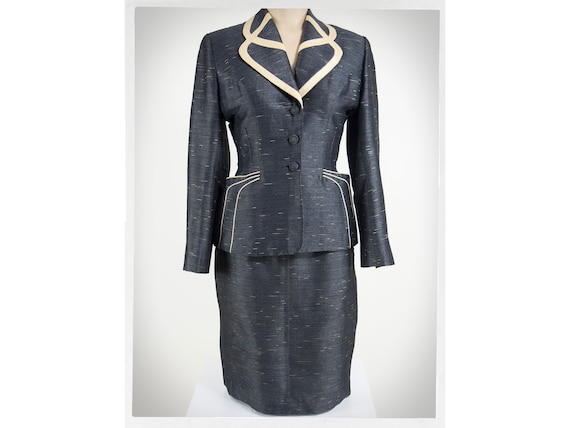 Retro 40s Suit, 40s Statement Suit, 40s Ladies Jac