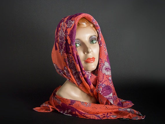 Vintage 90s Scarf, Vintage 90s JEAN PAUL GAULTIER,