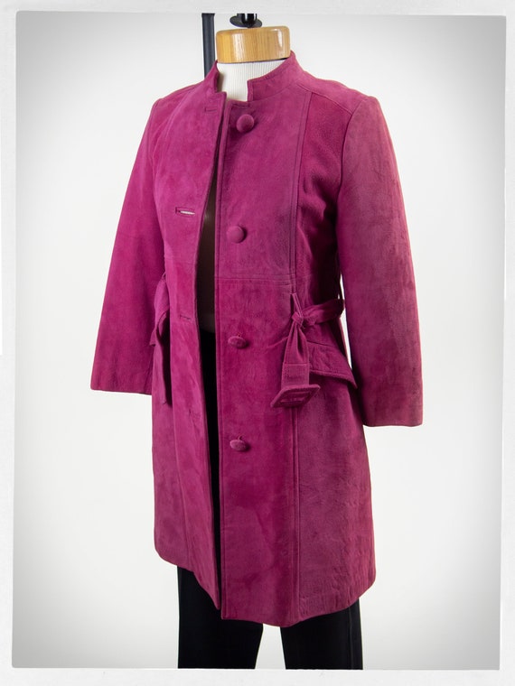 Vintage 60s Coat, Jackie O Ladies Coat, Twiggy Fa… - image 2