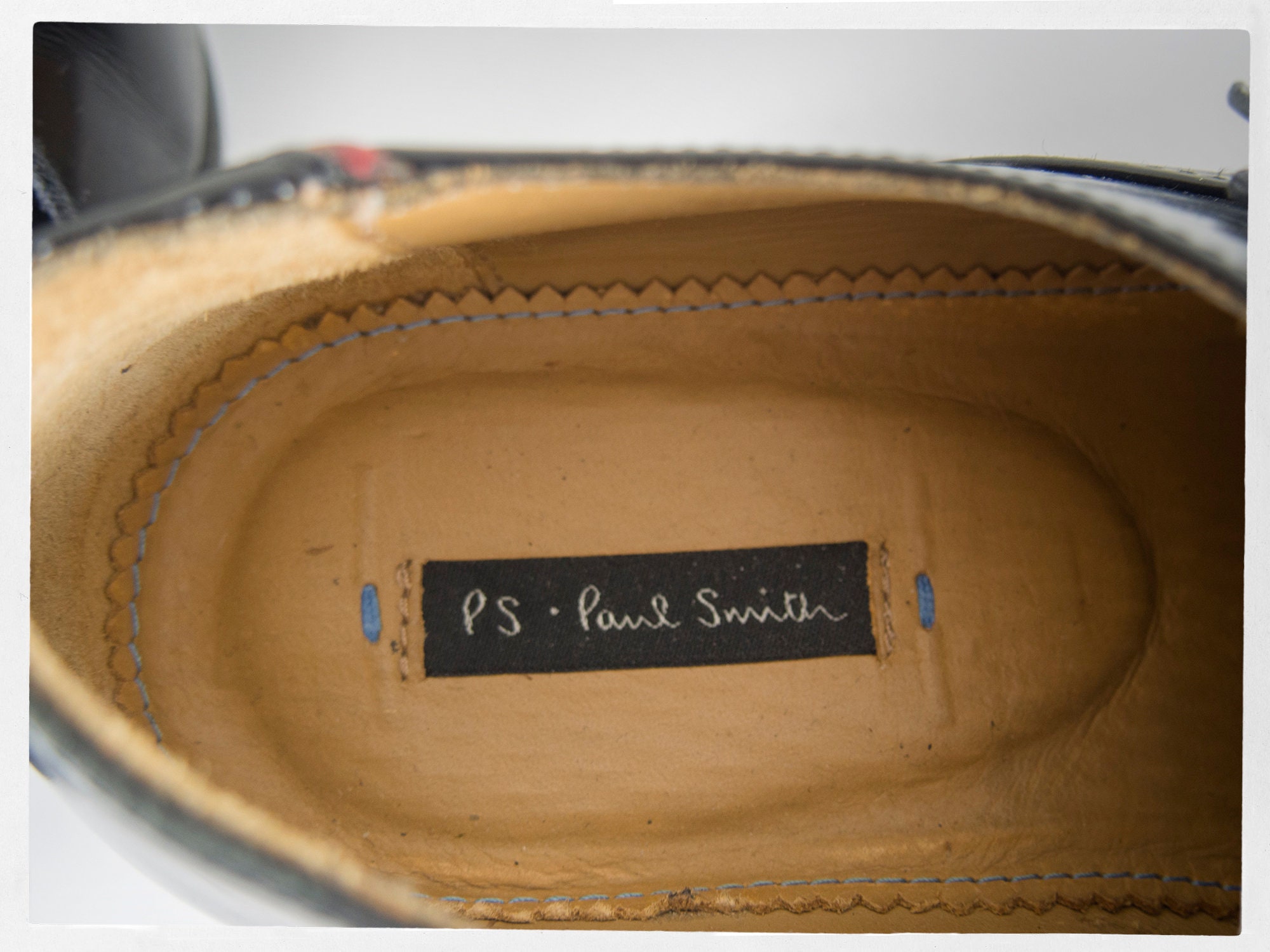 靴 1990s Archive Paul Smith leather shoes Vintage 90s Shoes, PAUL SMITH Shoes, Cap Toe Men's Shoes