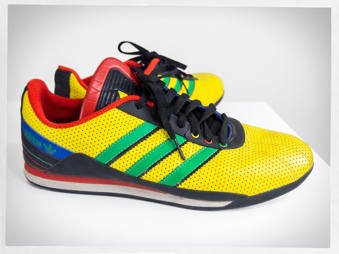 Retro ADIDAS Trainers, South African Football, Retro Adidas Runners, Retro  Style Adidas, 70s Style Trainers, Vintage Adidas, Rasta Adidas - Etsy