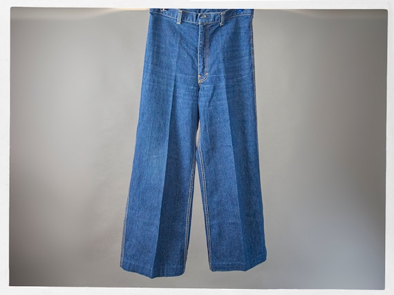 Vintage 70s Blue Jeans, Super Sweet High Rise Deni