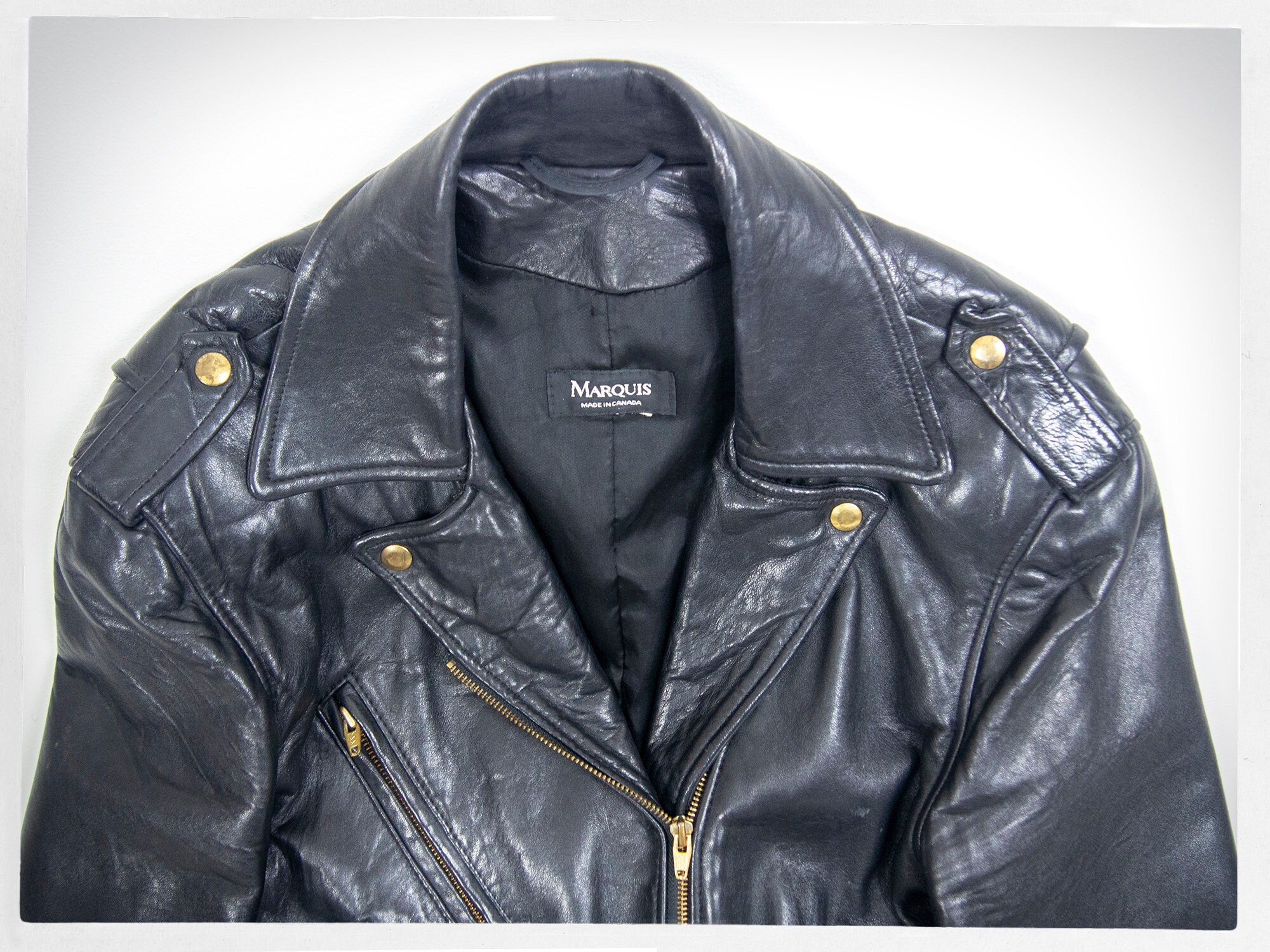 Retro 90s Leather Jacket, 80s MARQUIS Jacket, Black Biker Jacket, Rockabilly Fashion, Vintage Fashion, RAMONES Moto Jacket, New Wave Fashion Retro 90s Leather Jacket, 80s MARQUIS Jacket, Black Biker Jacket, Rockabilly Fashion, Vintage Fashion, RAMONES Moto Jacket, New Wave Fashion