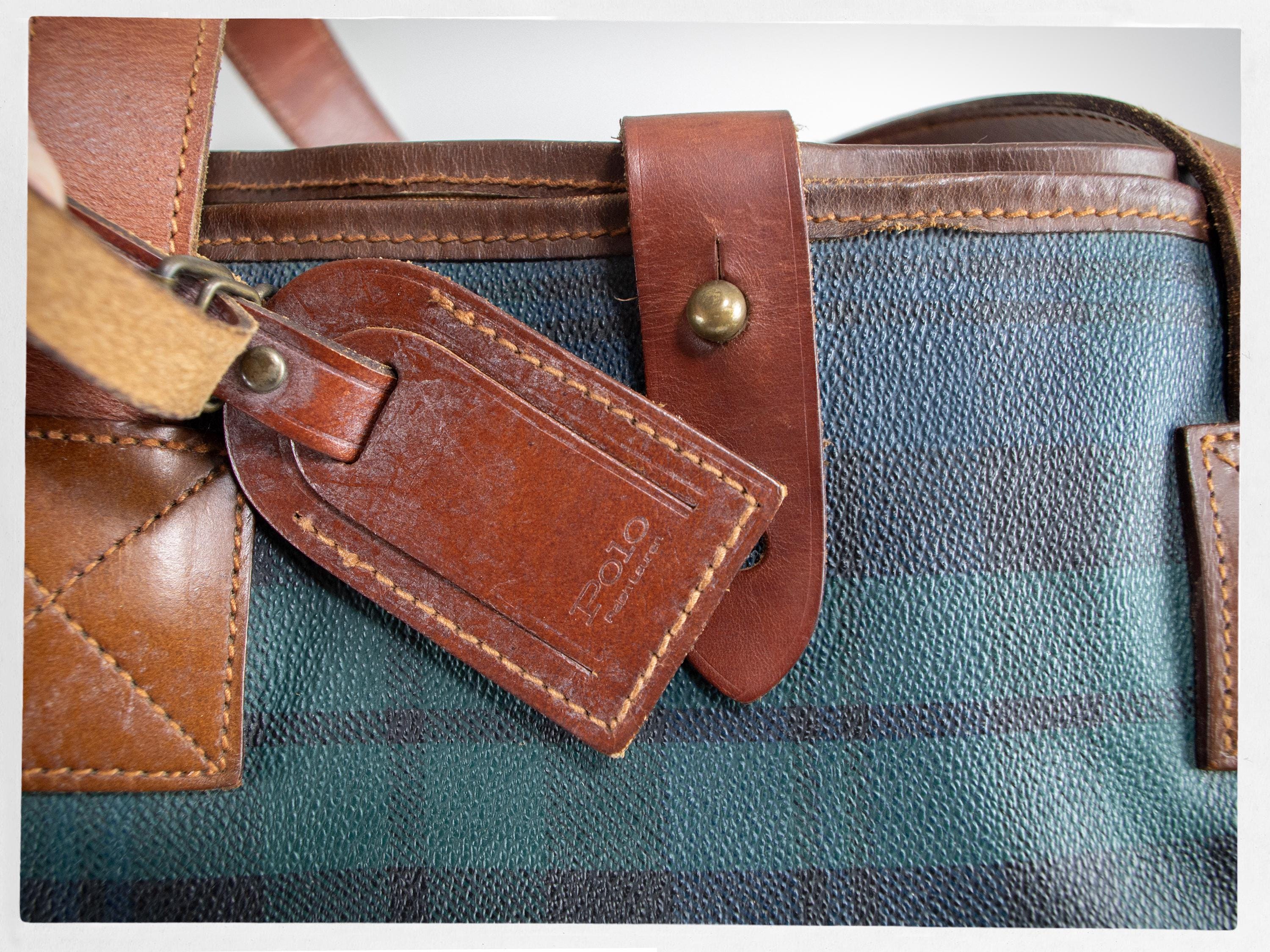 バッグ 80s vintage Ralph Lauren hand bag 80s Polo Ralph Lauren leather bag – Vintage Sponsor
