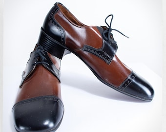 OLD STOCK Square Toe Shoes, 60s Leather Mens Shoes, Vintage 70s Shoes, Vintage Fashion, Tom Boy Fashion, EATONS of Canada, 60s Top Ten Shoes