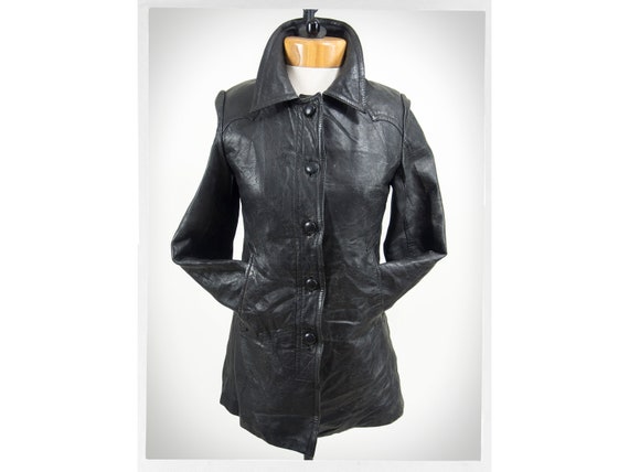 Retro 70s Jacket, 70s Leather Jacket, Retro Leathe
