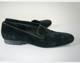 Retro 90s Shoes, RALPH LAUREN Shoes, Ralph Lauren Opera Shoes, Vintage  Fashion, Vintage Shoes, Dandy Shoes, Tom Boy Fashion, Velvet Loafers