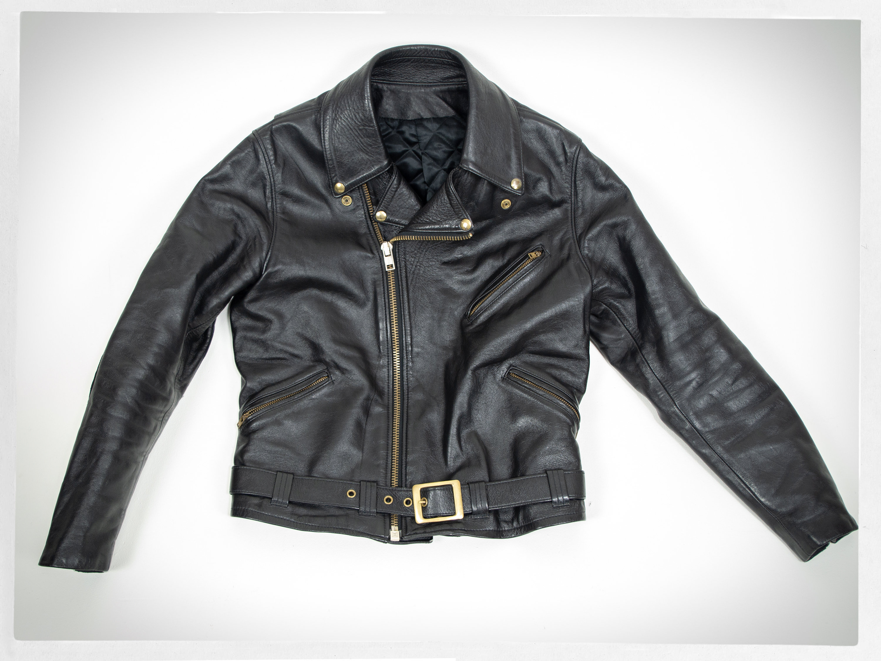 Retro 90s Leather Jacket, 80s Motorcycle Jacket, Biker Jacket