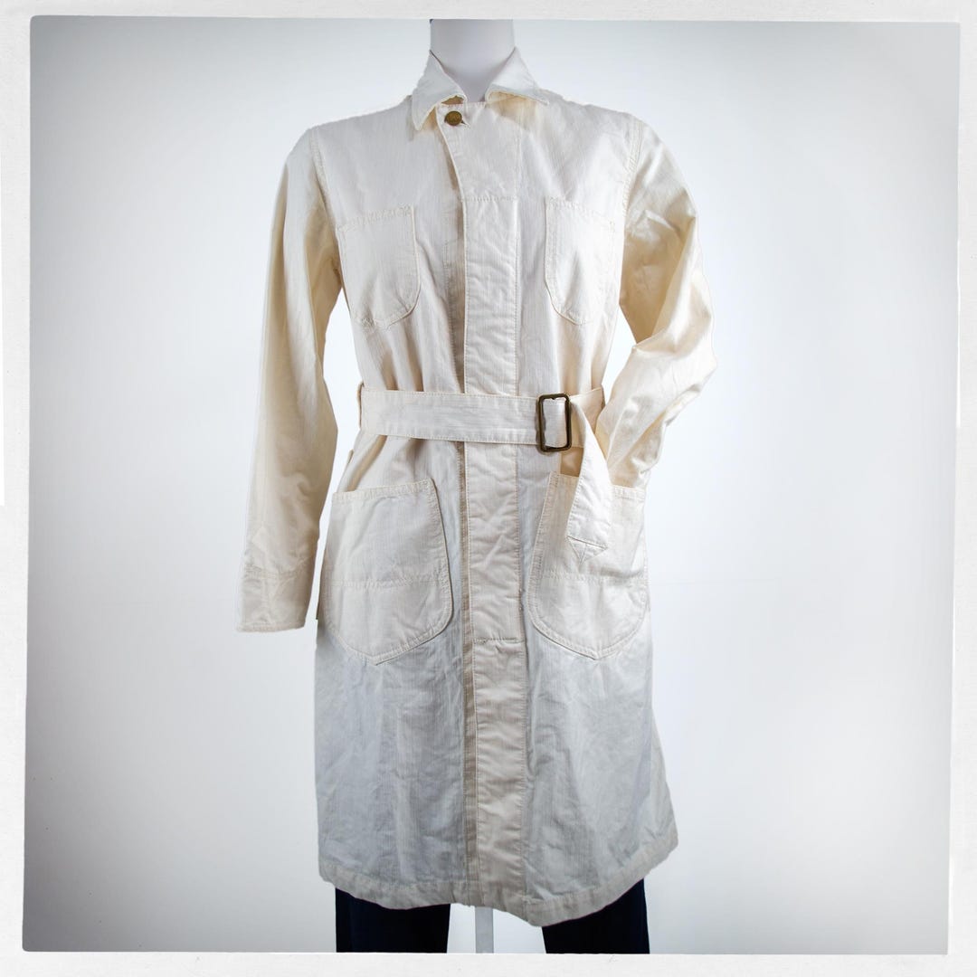Vintage 50s LEE Work Coat, Vintage Cotton Lab Coat, Vintage