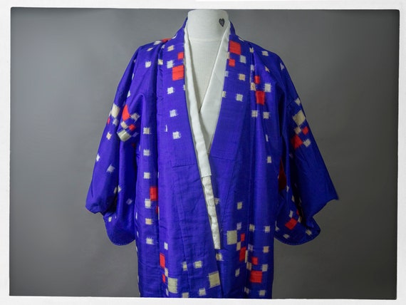 Vintage 70s Kimono, Hand Stitched KIMONO, Japanes… - image 3