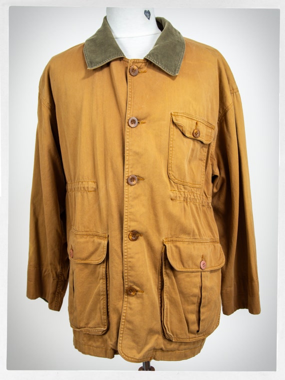 90s Work Coat Retro Hunting Jacket Workwear Fashion Vintage Fashion Bohemian Fashion Street Fashion Butterscotch Chore Coat Safari Etsy Ireland