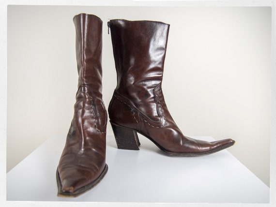 Vintage 90s Cowboy Boots, Modern Western Boots, It