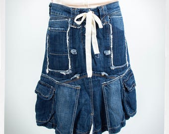 Vtg 1990's Marithe Francois Girbaud Extra High Waist Layered