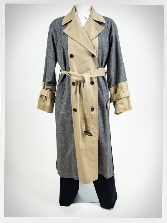 90s Trench Coat, IJIIT Trench Coat, Deconstructed Coat 90s Trench Coat, IJIIT Trench Coat, Deconstructed Coat