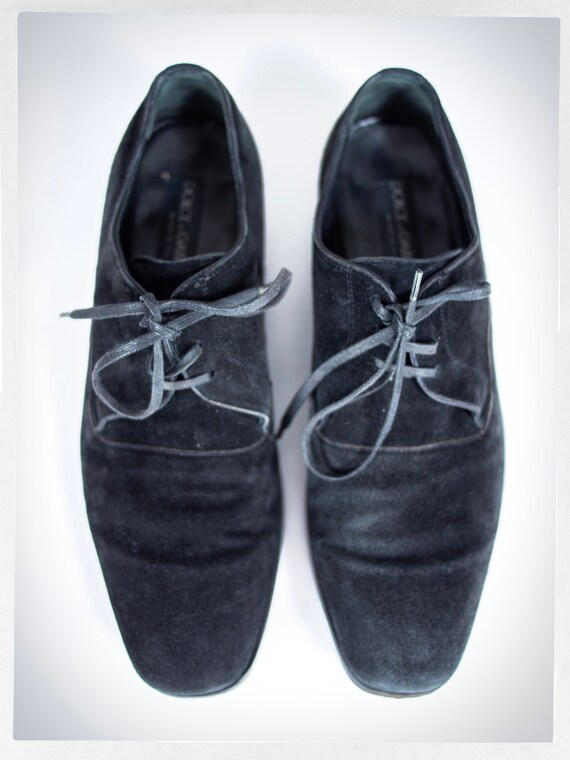 Vintage 90s Suede Shoes, DOLCE and GABBANA Shoes, Gentlemen