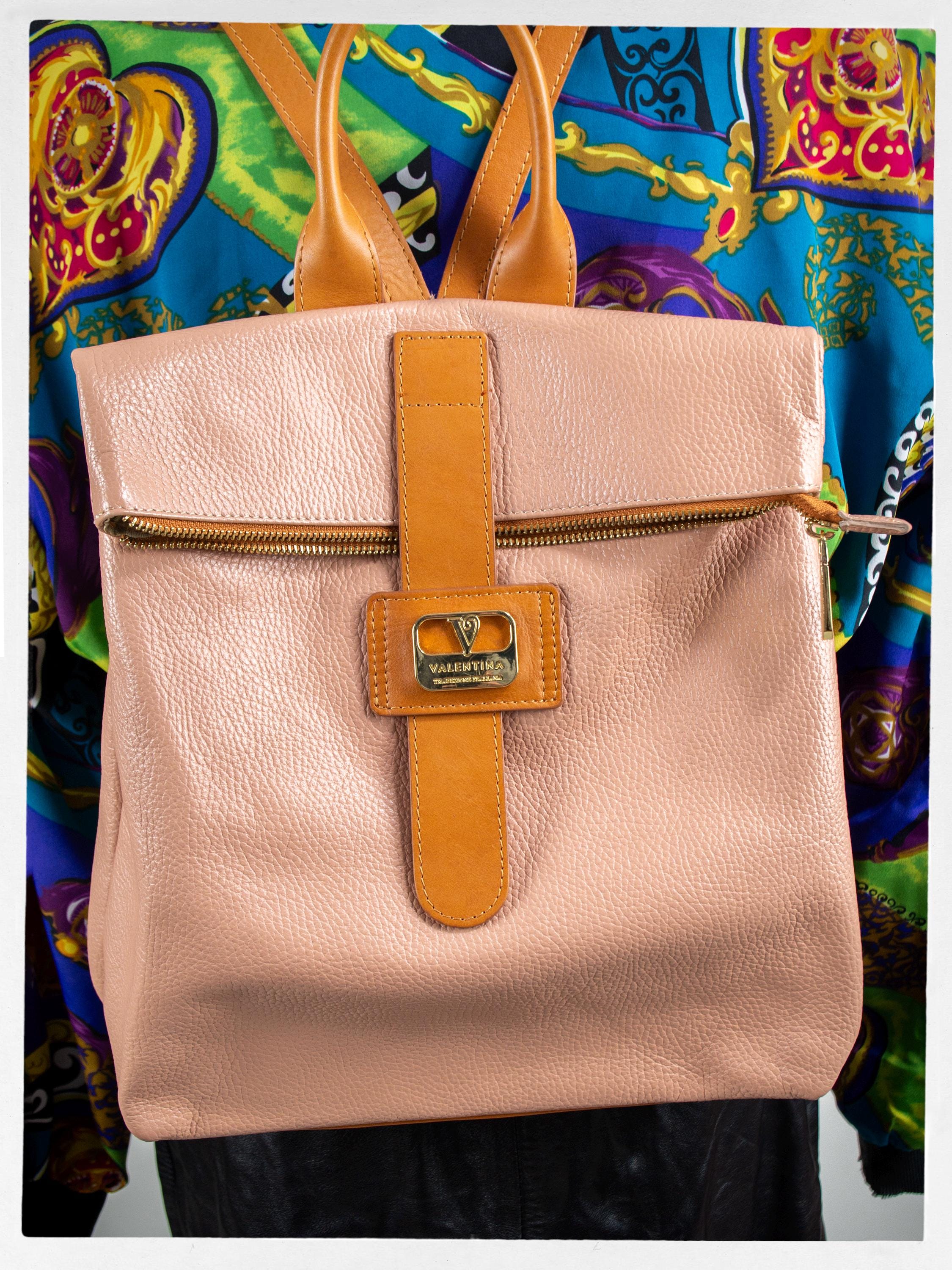 VALENTINA Pink Backpack Bag/Backpack Rucksack Travel/Daypack VALENTINO Garavani Rockstud Leather Backpack Pink main image 2