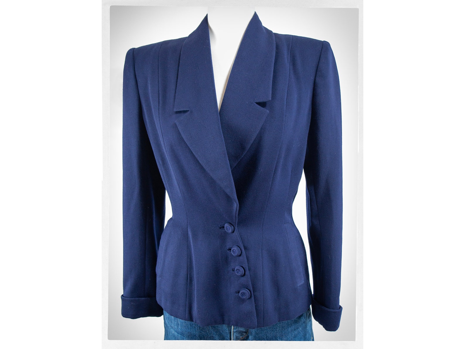 Vintage 40s Jacket, blue