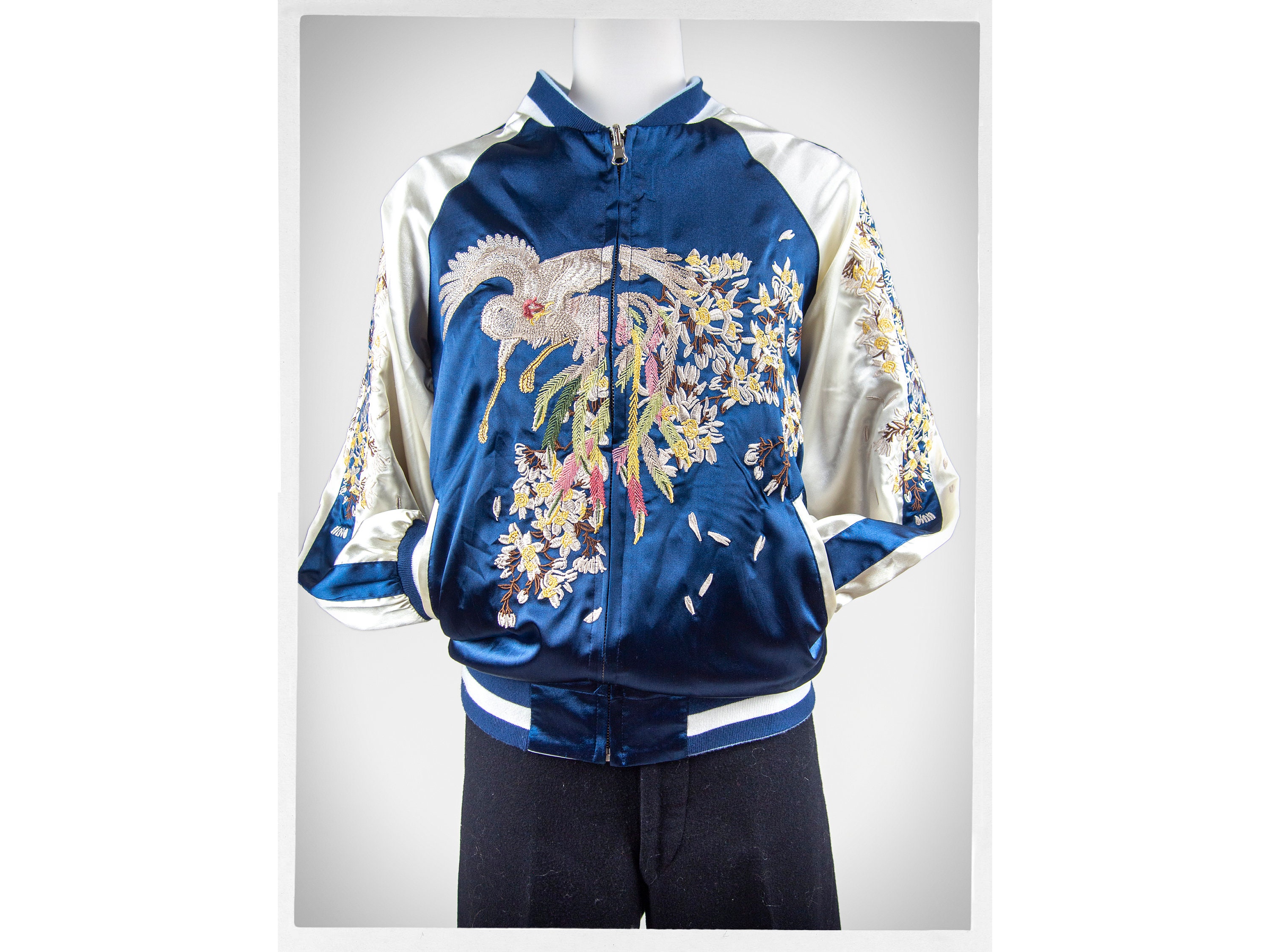 Asian Summer Gold Unisex Bomber Jacket - Seasons by Curtainfall