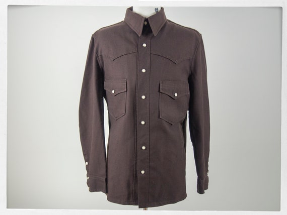 Vintage 70s Western Shirt, 80s Cowboy Shirt, Retro