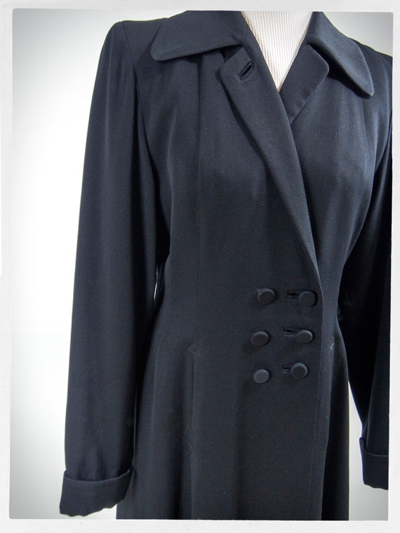 Vintage 40s Coat, 40s Fitted Coat, Vintage Fashio… - image 4