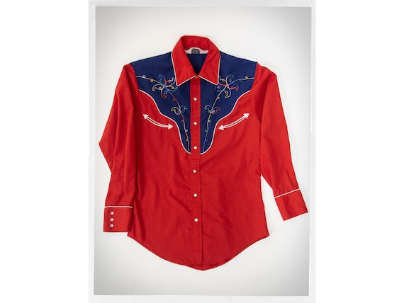 80s cowboy shirts Clearance