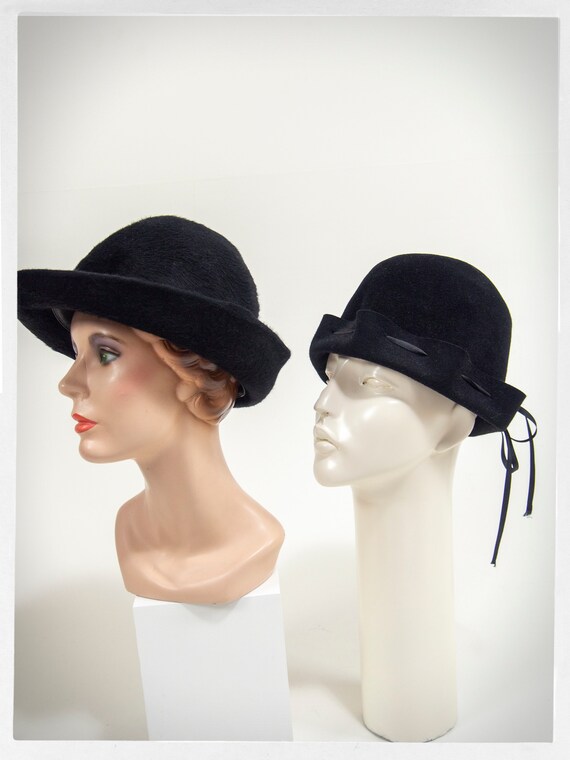 60s Hat Collection, 50s Black Hats, 40s Hats, Pin… - image 5