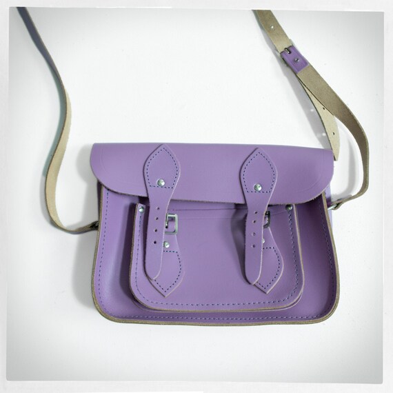 Retro Style Satchel, PURPLE School Satchel, the Cambridge Satchel