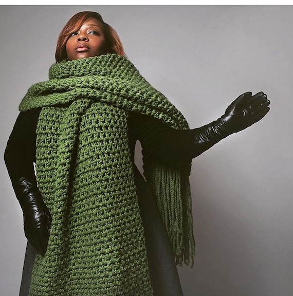 The Lenny Kravitz Scarf-hand Crochet - Mens' Gift- Winter Scarf