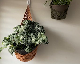 Hanging indoor planters| Crochet Home Decor | Wall Plant Holders | Hanging Pot Holders For Indoor Plants and Gardening | Indoor Garden Decor