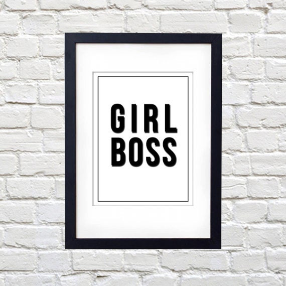 Girl Boss Printable | Etsy
