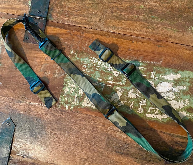Woodland M81 Cammo Tactical Rifle Sling 2 point QuickAdjust Etsy