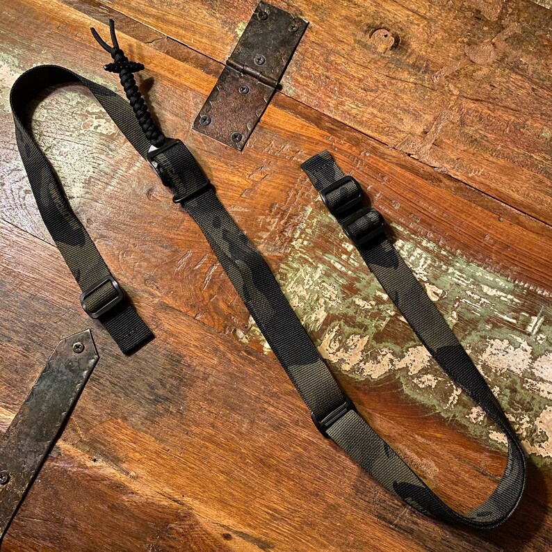 Multicam Black Tactical Rifle Sling 2 point QuickAdjust Etsy