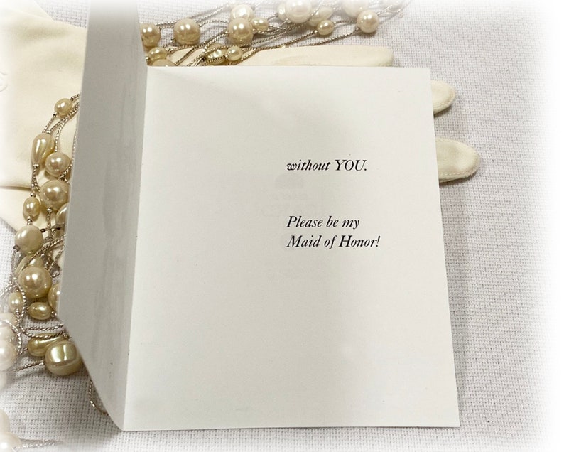 Maid of Honor Card Bridesmaid Proposal Steam Punk Victorian Black /& White Will you be my Bridesmaid