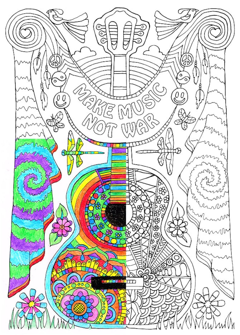 6600 Top Coloring Pages For Adults Music  Images
