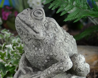 Ardie - The Toad Handmade Stone Garden Ornament
