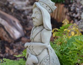 Alice in Wonderland Queen of Hearts  Stone Garden Ornament