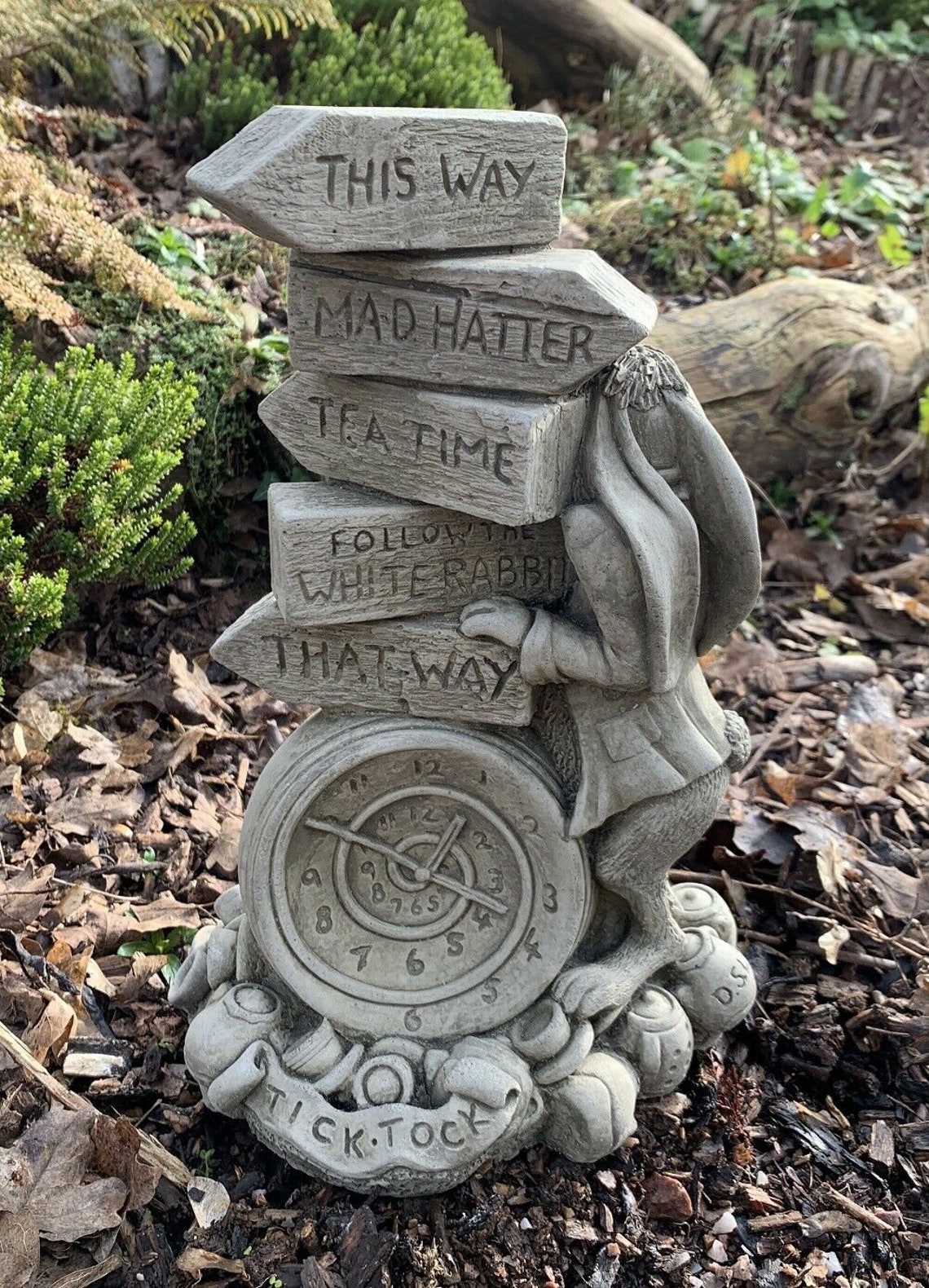 March Hare stone garden statue Etsy