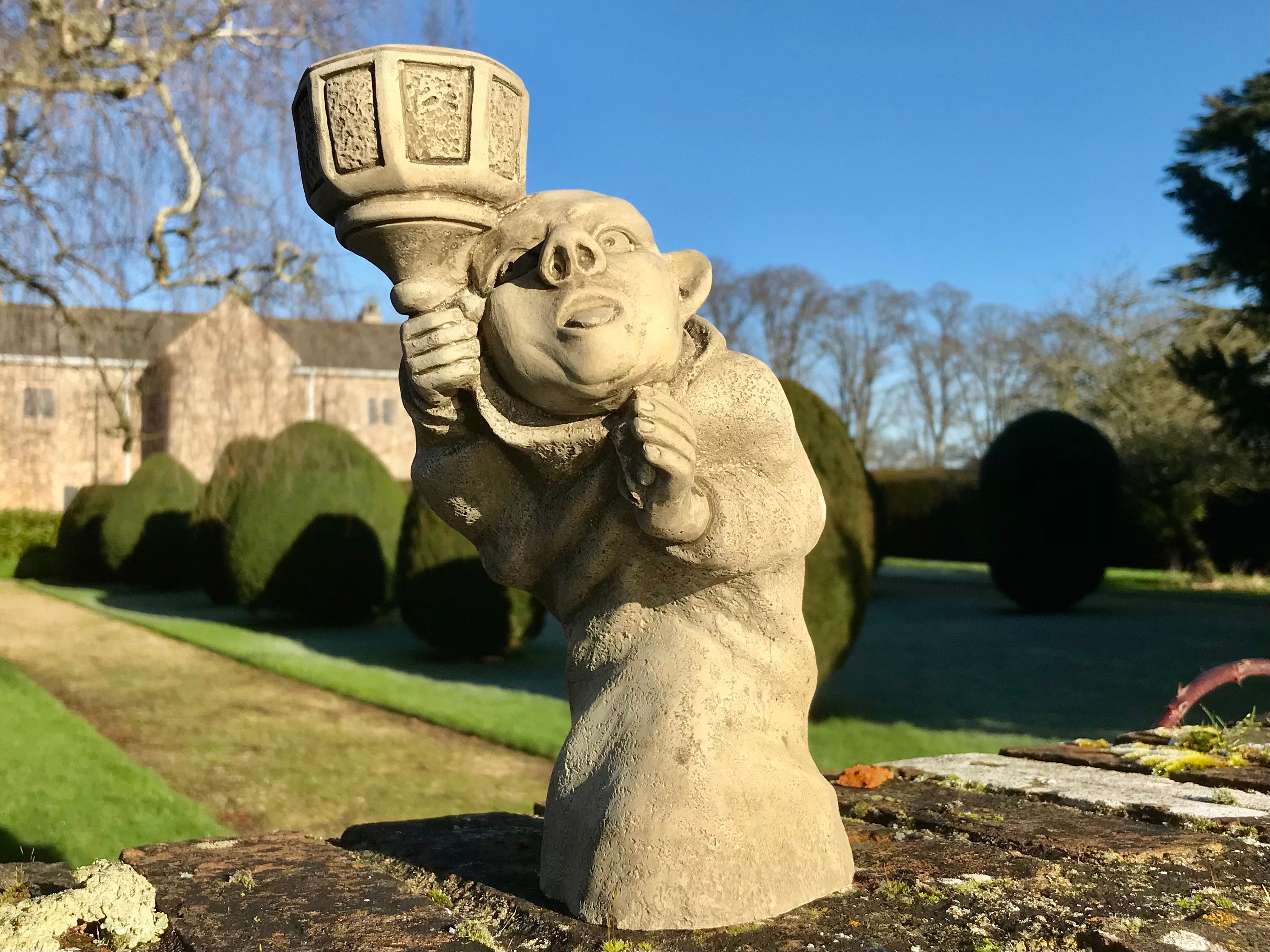 The Watcher - Stone Garden Ornament