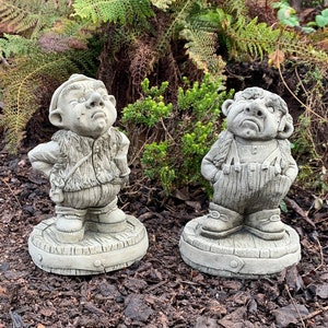 Dennis and Doug - The Inn Keeper & the Brewer, Stone Garden Ornament Gargoyle