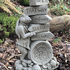 March Hare - Alice in Wonderland Stone Garden Ornament