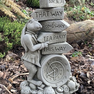 Alice in Wonderland March Hare Stone Garden Ornament