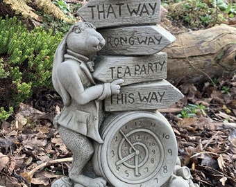 Alice in Wonderland March Hare Stone Garden Ornament