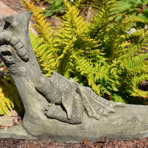 Elliot the Dragon Stone Garden Ornament Etsy UK