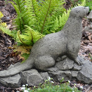 Ollie the Otter Stone Garden Ornament