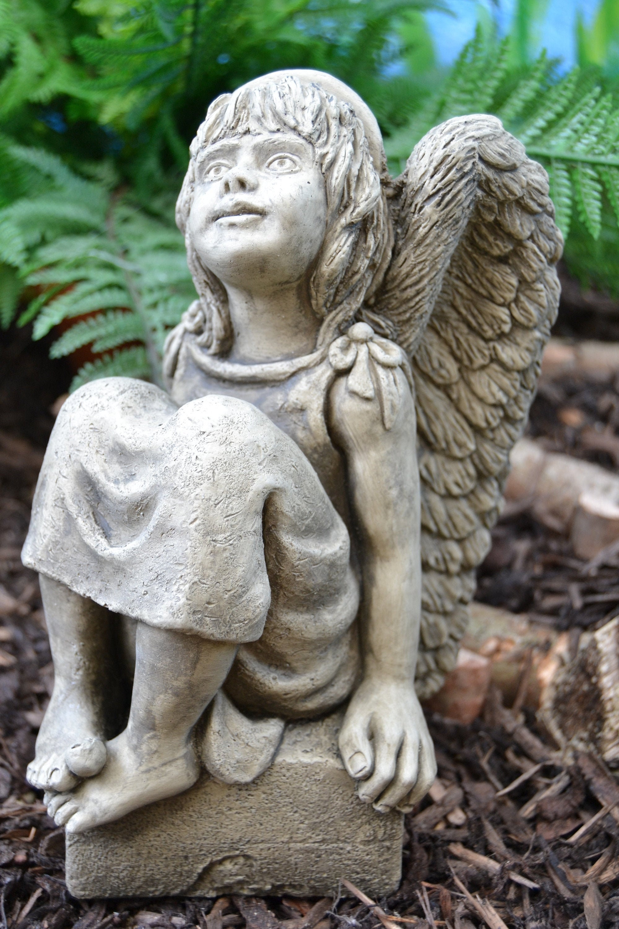 Angelina the Angel Stone Garden Ornament photo