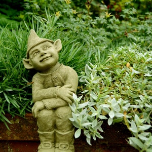 Peter - The Elf Gargoyle Stone Garden Ornament